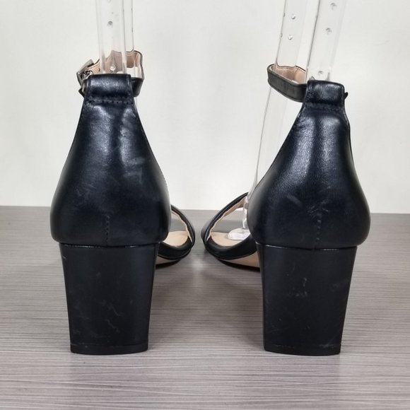 27 EDIT Naturalizer Iriss Ankle Strap Sandals, Black Leather, Womens Size 6.5 M - Picture 5 of 16